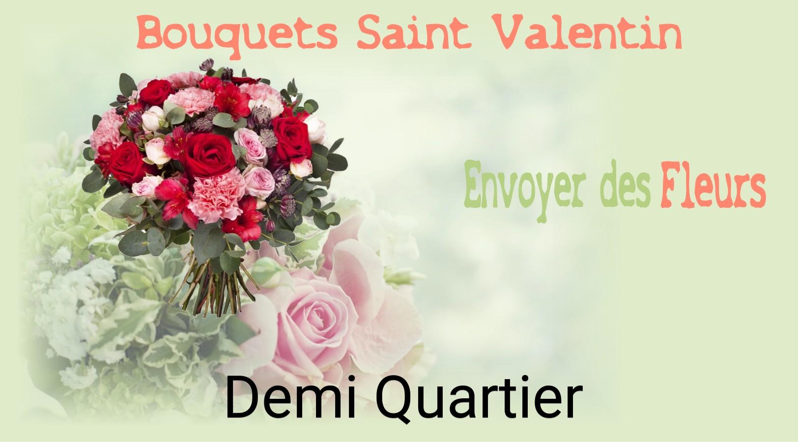 Roses de Saint-Valentin livrées à Demi-Quartier